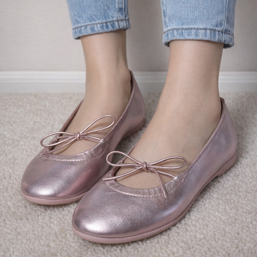 No Boundaries Pink Ballet Flats